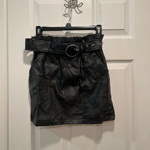 JUSTONE pleather skirt
